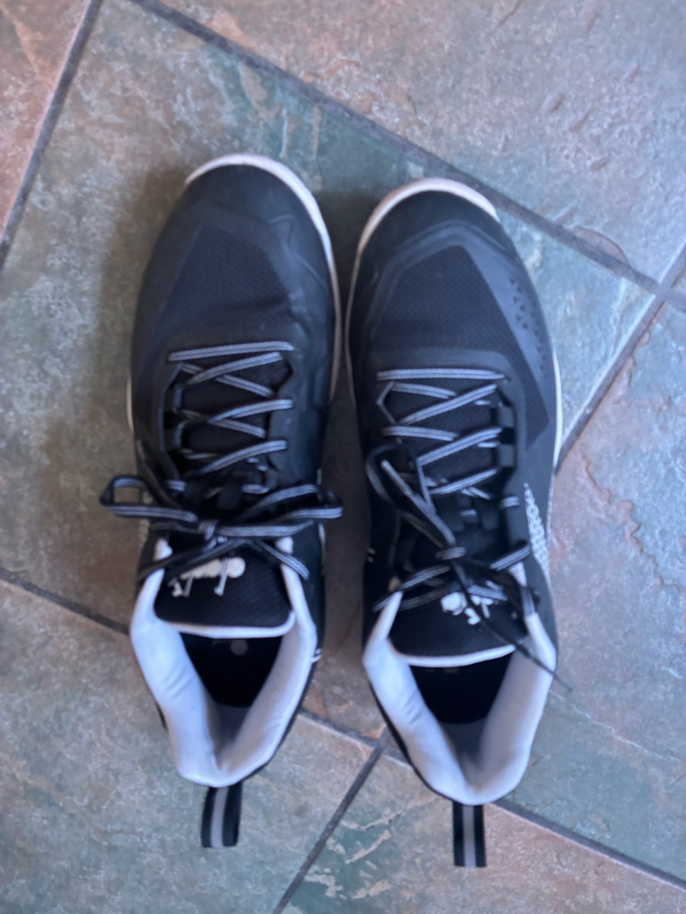 Diadora Black and White Men’s Athletic Sneakers